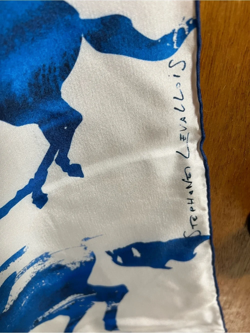 Longines equestrian silk scarf 34”